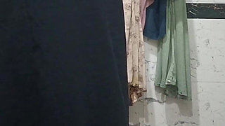 Priya Bhabi Big Boob Pressing in Bathroom