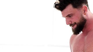 Bearded Bottom Barebacked By Inked Dude