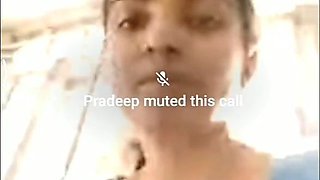 Naughty indian witnessing beefstick tugging on cam