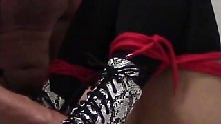 MILF Fucked in Bondage and Cummed in Mouth