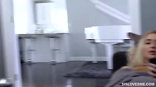 Step Sister Anastasia Knight Caught Jerking Off By Step Brother - Hot Taboo Sex