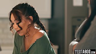 Cunning Asian young babe fucks hung step uncle