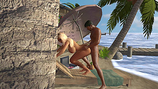 Hot Sex on the Beach l 3D Animation Hentai Uncensored (Episode 1)