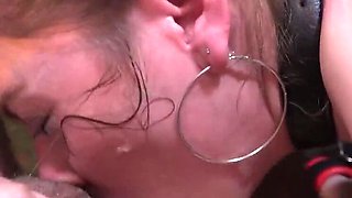 Willing Wife Threesome with Big Natural Tits - Hard Anal & Cum on Tits