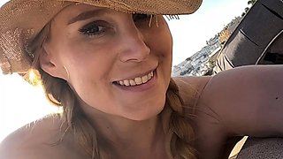 Small Tit Amateur Pussy Got Hard Fuck At Beach Side