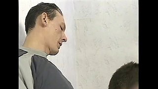 Skinny Girl Catches Boyfriend Sucking Dude's Cock - Bisexual Blowjob Surprise