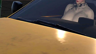 3D Big Boobs Slut Service Girl Cheating with BBC