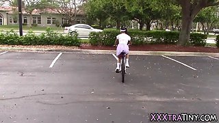 Small stunner fucked real hard