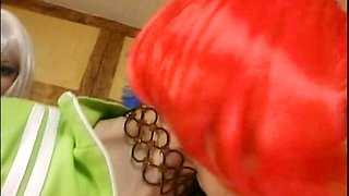 Sinful girlfriend's bisexual threesome porn