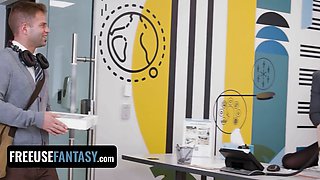 Penelope Kay & Charley Hart take turns on TeamSkeet's Free Use Fantasy video