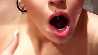 Hot Teen Cum Slut Sasha Kash Sucks off Older Swinger Guys in the Shower and Gets Covered in Cum