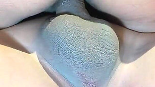 I Film My Wife Getting Fucked in the Ass by One of Our Condo Security Guards. in the End, He Cums Inside Her Ass