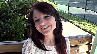 Sexy Brunette Teen Beauty: Tight Teen
