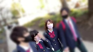 エッチなことに興味深々の制服美女たちが同級生と放課後に秘密の思春期乱交セックス