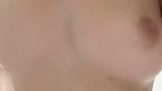 Amateur short haired teen brunette with