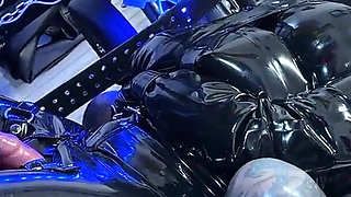 Mistressae Sessions with Princess Latex Rubber Doll: the Sybian Experiment