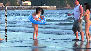 Big Cock Pickup on the Beach - Bikini Gal Gets Turned on and Cums and Cums Dx: Part.2