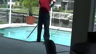 Desirae Spencer fucks pool guy: Big Tits, Big Ass  Blowjob Porn