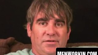 Tough fellow gets bare and milks to ejaculation