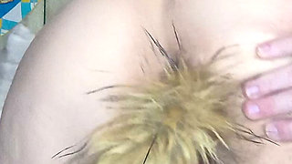 Furry Tail up Her Butt Plug Is Stuffed Now She Wants It Rough