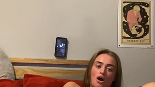 Watch this Scottish goth teen every inch of her fingers teasing moans from deep inside