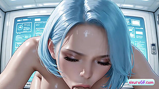 Passionate lab android gets slow doggy and steamy facial (AI-Generated)