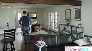 Princess Cum featuring Sam Shock and Lana Smalls's step-sister dirt