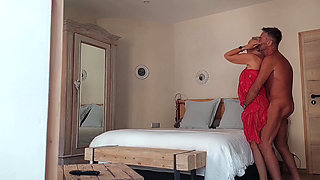 Beautiful blonde mature bed pleasure