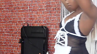 Maid Has Some Solo Fun