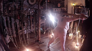 Part 1:- Lanista Bear and Domina Satana Does Wax and Fire Play.