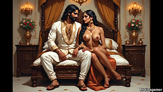 Sex with my sister-in-law janu sloppy blowjob and doggy style fucking