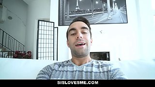 Thin sister helps me sperm like a volcano for older times' sake - teamskeet