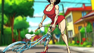 Slutty American MILF 3: All the Married Sluts Do It While the Husbands Are at Work Cartoon Animation