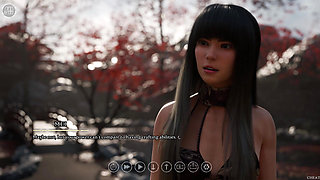 The Seven Realms 67 - Ling Guo Gives Blowjob to Atlas in Her Garden