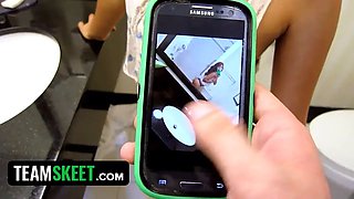 Shesnew 18 yr older gf fucked in the douche