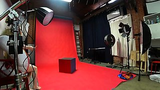 Young amateur teen in solo masturbation playing with herself