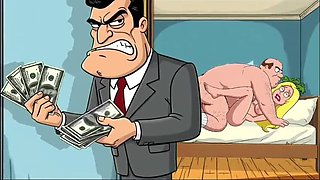 Slutty Wives Cheating on Cuckold Husbands - Hot Animated Compilation