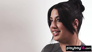 Arab BBW MILF toying her exotic pussy