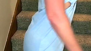 Amateur blonde teen solo dildo