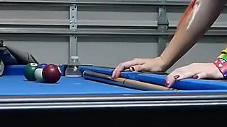 So This Is How You Use a Stick Playing Pool