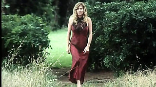 Moana Pozzi Outdoor Vintage Anal Orgasm with Huge Tits