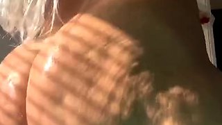 Solo masturbation of a beautiful amateur blonde