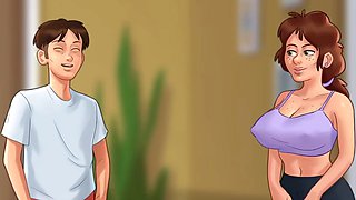 Hentai cartoon adventure with frolicking fun