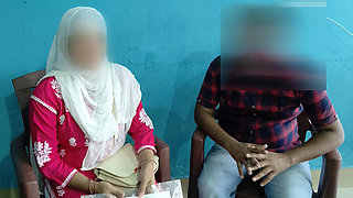 Muslim Teen Girl First Time Fucked With Boss in Interview For Getting Job, Desi xxxx Hindi Audio Sex HD Porn