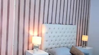 Close up teen foot worship