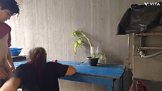 Homemade Latina Maid Blowjob and Creampie - Cheating Housewife Fuck in POV