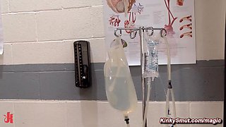 Big-breasted nurse butt sex disciplines stuff