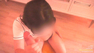 Late Night Blowjob After Party came on Tongue