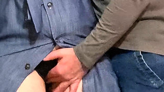 Omg!!! the Stranger's Hand Under My Dress in Subway