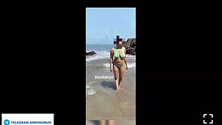 Smriti jain New Video near the beach full open nude